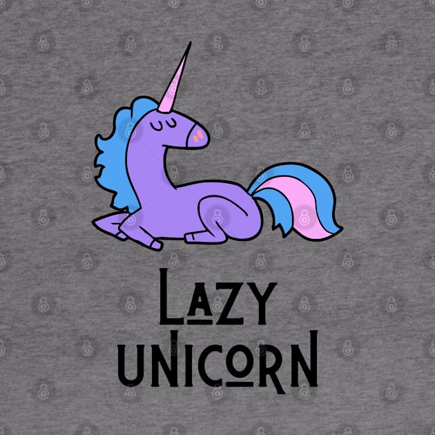 Lazy Unicorn by littleprints